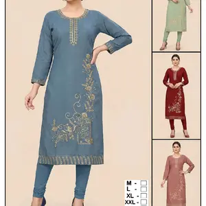 Kurti Single / Atasan India Full bordiran