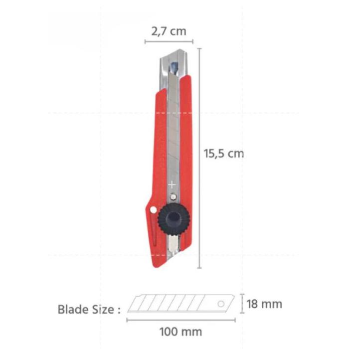 Gambar KENKO Cutter Alat Pemotong Kertas L-500 & A-300/ Uk.Besar & Kecil - PCS - Kecil dari Raja Lakban Jakarta Kota Administrasi Jakarta Barat 5 Tokopedia