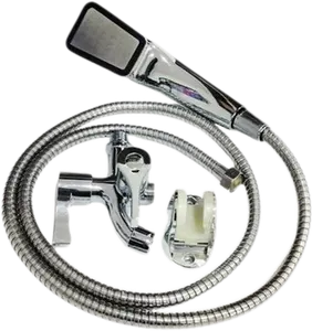 【COD】【HOT】 Paket lengkap 4 dalam 1: keran air + pancuran tangan 300 lubang + selang pancuran semprot + filter pancuran | Bahan plastik berkualitas tinggi Kran Set Shower