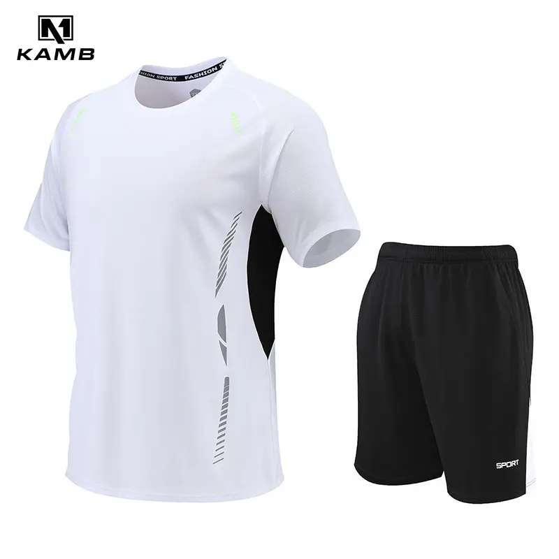 KAMB new set setelan olahraga pria running baju Pakaian Sport 0
