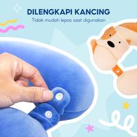 Gambar OHSOME ALBA SOL Bantal Leher Penutup Mata Hewan Hiu Dinosaurus Anjing - Dinosaur dari OHSOME Homeliving Kab. Bekasi 4 Tokopedia