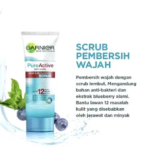 Garnier Pure Active Acne & Oil Scrub 100ml