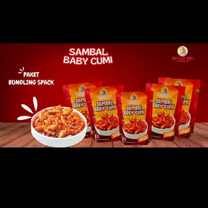 Resepibubanjarmasin Paket Hemat 5 Pouch Sambal Baby Cumi