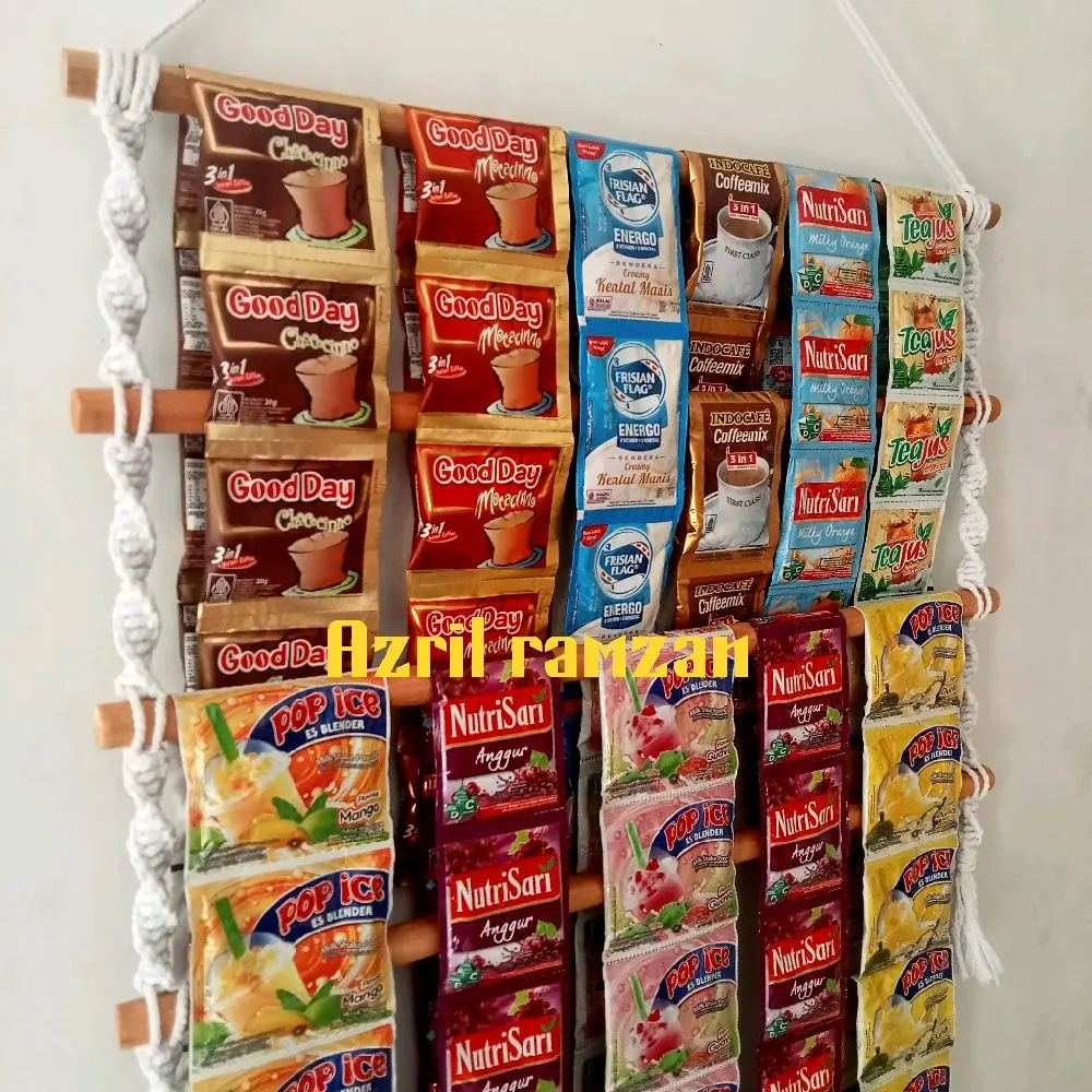 gantungan warung sachet / rak gantung sachet