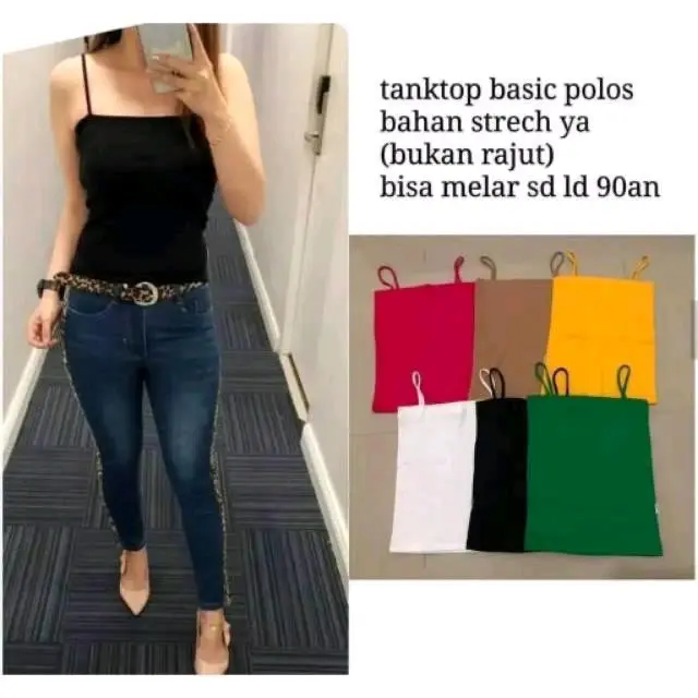 SKD SRI TANKTOP BASIC POLOS Wanita Nyaman