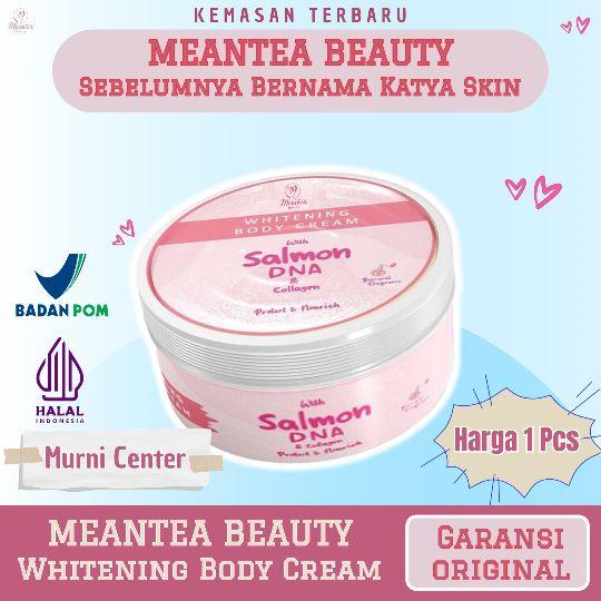 Product Introduction of [Kemasan Baru] MEANTEA BEAUTY by Katya Skin Body Cream Whitening With Salmon DNA dan Collagen 0