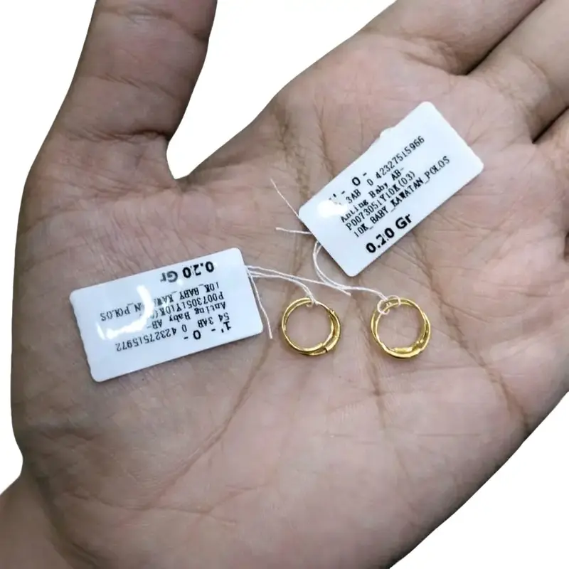 Anting  Costume anak model polos berat 0.20 Earrings Fashion 0