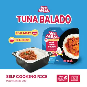 WEMEAL Nasi Tuna Balado | Self Heating Food | Makanan Siap Saji Tanpa Kompor & Tanpa Microwave