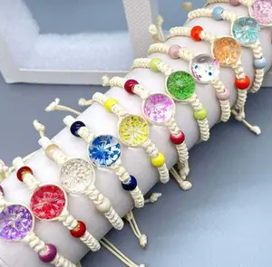 Gelang Tali Bangle Beads Bunga Cantik Aesthetic Korea Hadiah Kado Premium Import MURAH