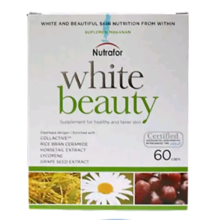 nutrafor white beauty isi 60 ready stok