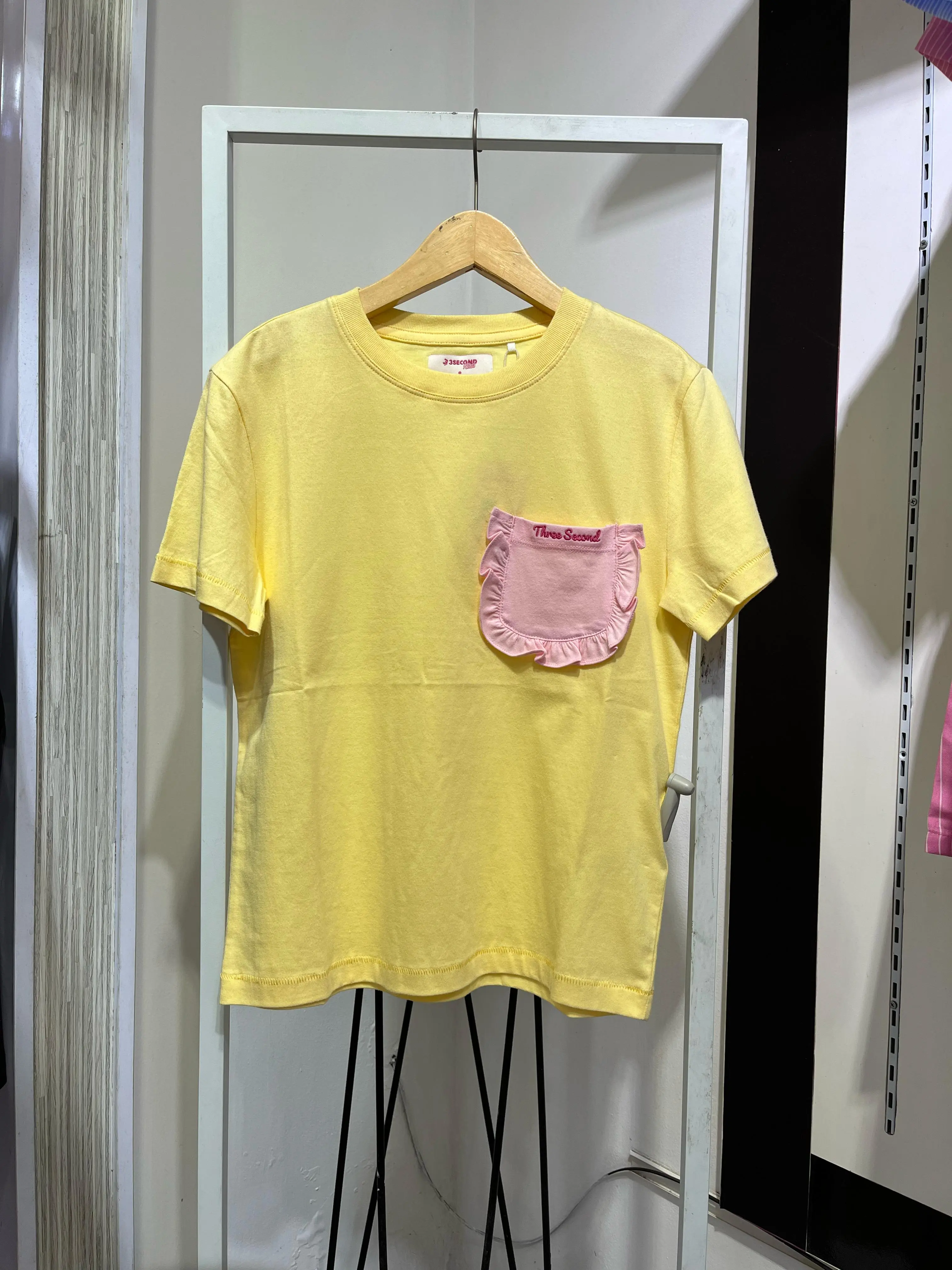 Kaos Anak Perempuan 3Second Lengan Pendek Regular Fit Katun Macaroon Z04102422