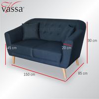 Gambar Sofa Angel Sofa 2 Seater Minimalis By Vassa - 1 Seater dari Vassa Sofa & Home Kab. Bogor 4 Tokopedia