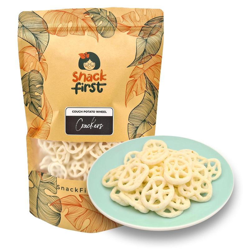 SnackFirst Couch Potato Wheel Crackers - Old School Asian Biscuits Snack 2
