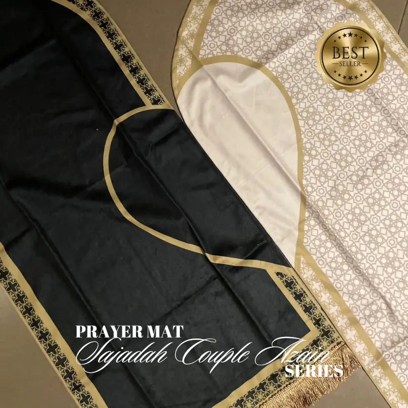 Sajadah Design Love - Sajadah Couple Pasangan Rekomendasi Hadiah Pernikahan Sajadah Travel