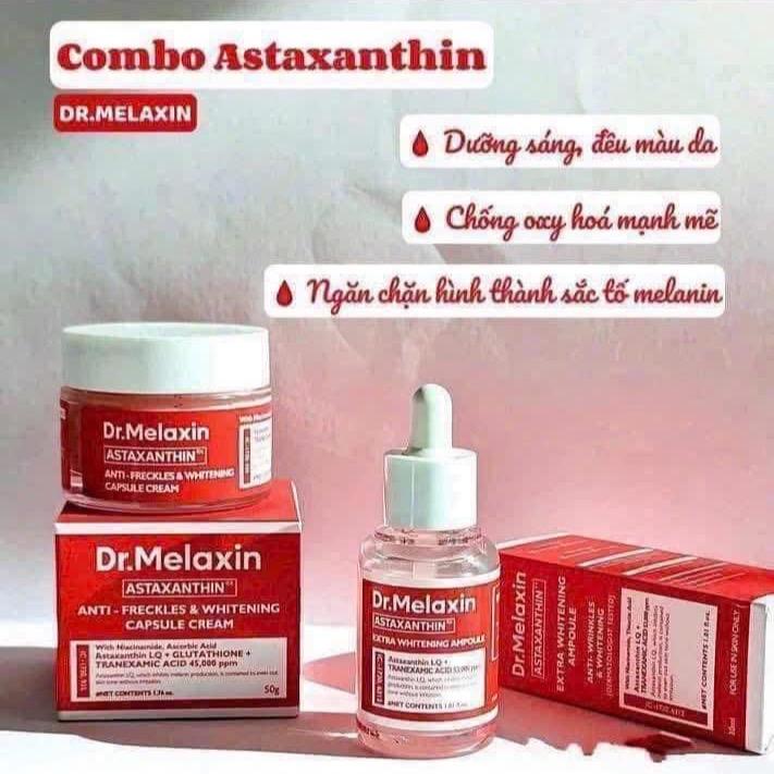 Kem Dưỡng + Serum Dr Melaxin Astaxanthin