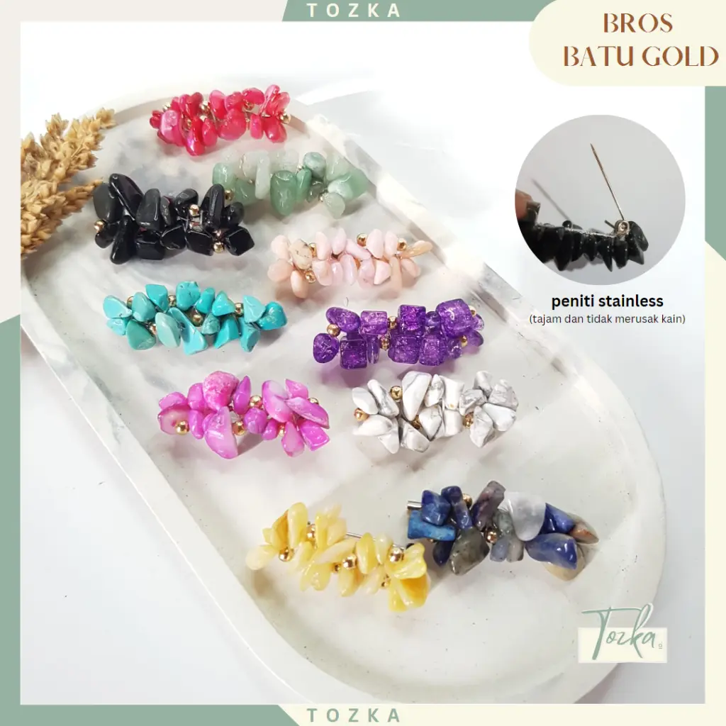 Bros batu alam gold series I Tozka.id