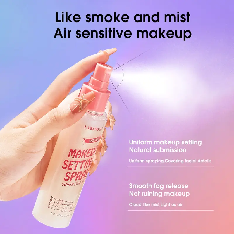 LABENKA LBK-F04 SHIMMER MAKEUP SETTING SPRAY 100 ML SUPER FINE MIST 8