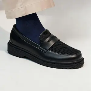 SB AIDEN SM 02 Sepatu Pria Loafers Docmart Sepatu Slip On Pria Sepatu Hitam Cowok Sepatu Pria Slip On Loafers Formal Karet Shoes Sneakers Kerja Flat Kasual