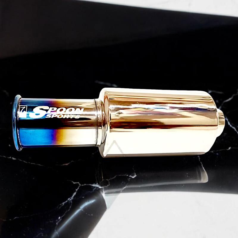 KNALPOT MOBIL RACING SPOON SPORTS SUARA BASS BULAT galvanis+stainless blumond UNTUK SEMUA JENIS MOBIL Motorcycle 5