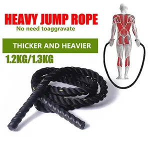 Tali Skipping Berat 1.3 KG Jump Rope Heavy Power Training 3mx25mm
