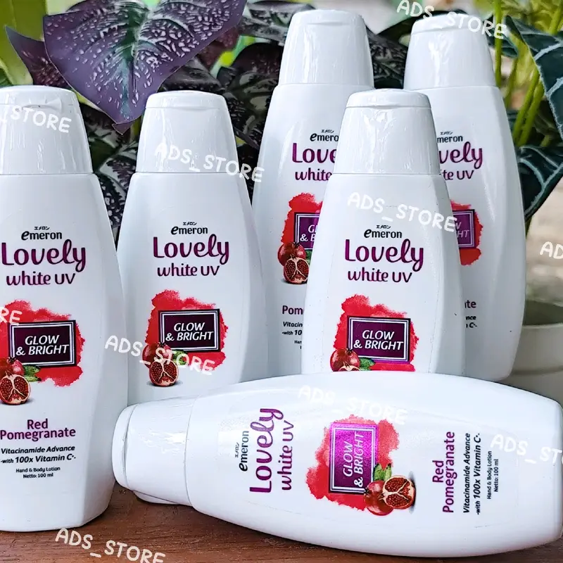 Handbody emeron lovely white kemasan 100ml 0