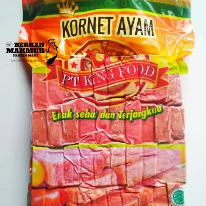 kingfoods kornet ayam kemasan 1kg dan coin 450gr Daging bakar bakar frozen food