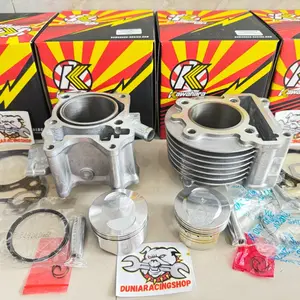 Blok Seher KAWAHARA Racing Mio Beat Fi Scoopy Fi Vario 125 150 PCX ADV Nouvo Fino Genio Beat Deluxe Paketan Blok seher Piston Ring seher Paking Bore up atas bawah Original Kawahara