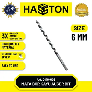 Hasston Mata Bor Kayu Auger Bit / Auger Drill Bit (0410)