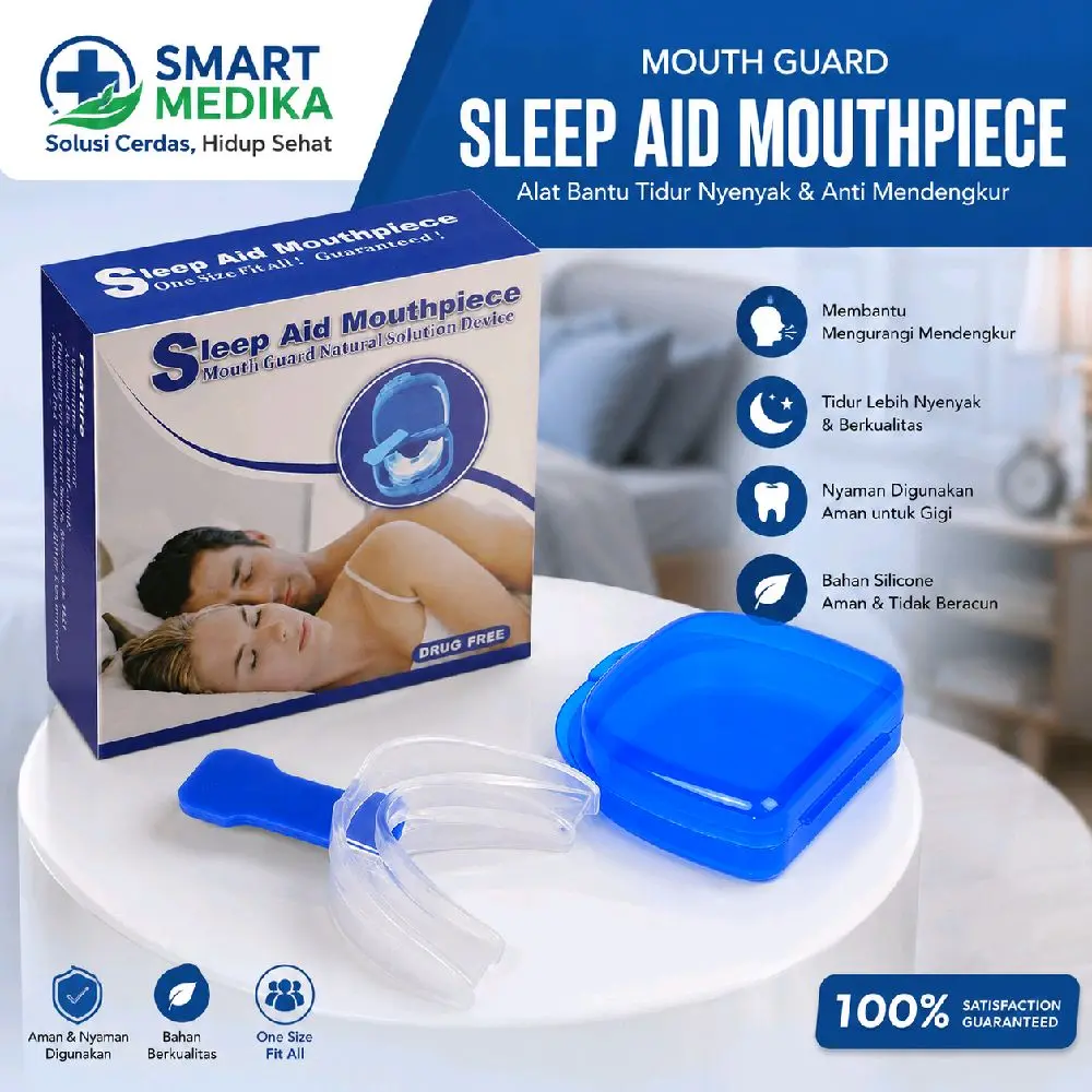 MOUTH GUARD SLEEP AID MOUTHPIECE / ALAT PENCEGAH DENGKUR / ANTI SNORING