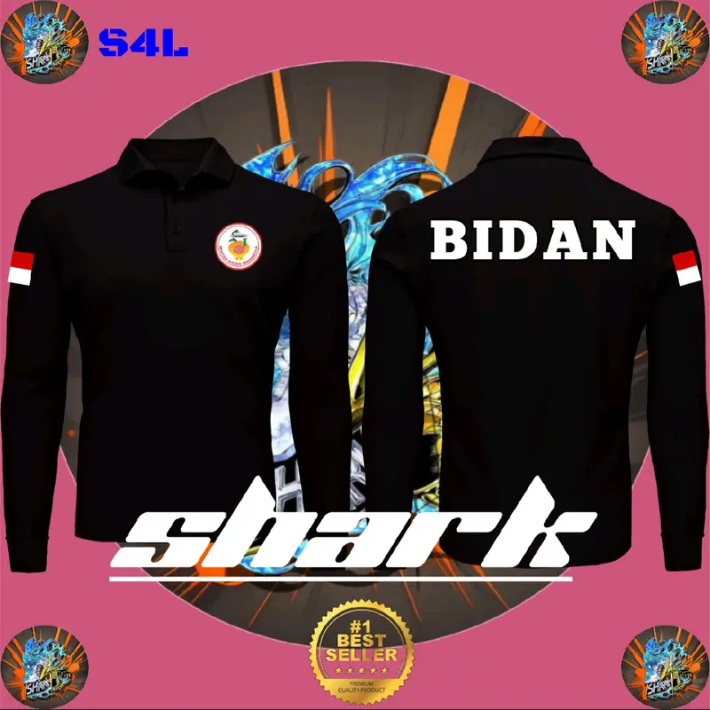 KAOS POLO SHIRT PANJANG BIDAN KEBIDANAN AKBID CUSTOM PENDEK LAKI LAKI WANITA 2