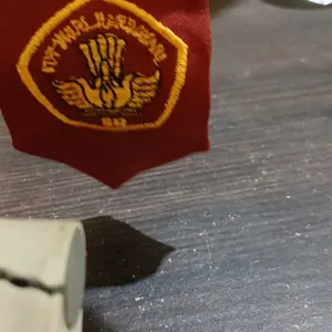 (ecer) Dasi SD Sekolah Dasar Karet dan Perekat logo Bordir