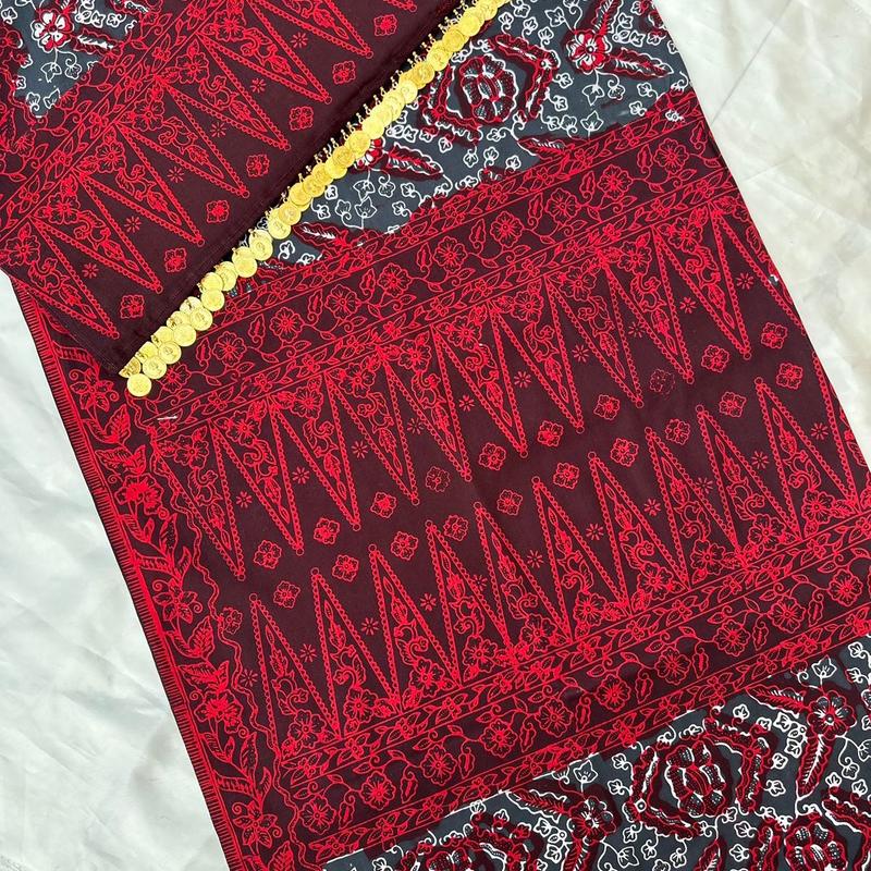 Set kain tekuluk batik jambi asli dengan ronce 0