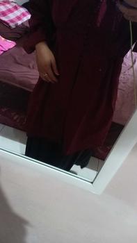 Product Review of TUNIK (VIOR) by Leody || Kode 672 Kemeja Poplin Long Shirt Wanita Panjang from 뷔**🐳 1
