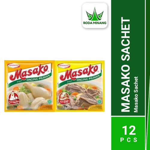 Masako Ayam Renceng Sachet Isi 12 Penyedap Rasa Ayam Sapi Renteng ...