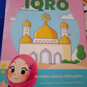 Buku IQRO - Belajar Membaca Al Quran Untuk Anak CUSTOM cetak Nama dan Foto Ukuran Kecil Kertas Koran