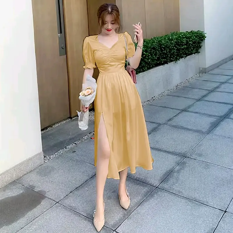 COD AUREL DRESS SABRINA WANITA SATIN KOREA STYLE  GAUN PESTA BODYCON POLOS MIDI CASUAL TERBARU DEWASA NATAL KONDANGAN CANTIK KEKINIAN ABG TERMURAH ELEGAN MEWAH REMAJA FORMAL TERLARIS  PANJANG BAJU ADEM PREMIUM Nyaman velvet Simple Pendek Kerja Mini 3
