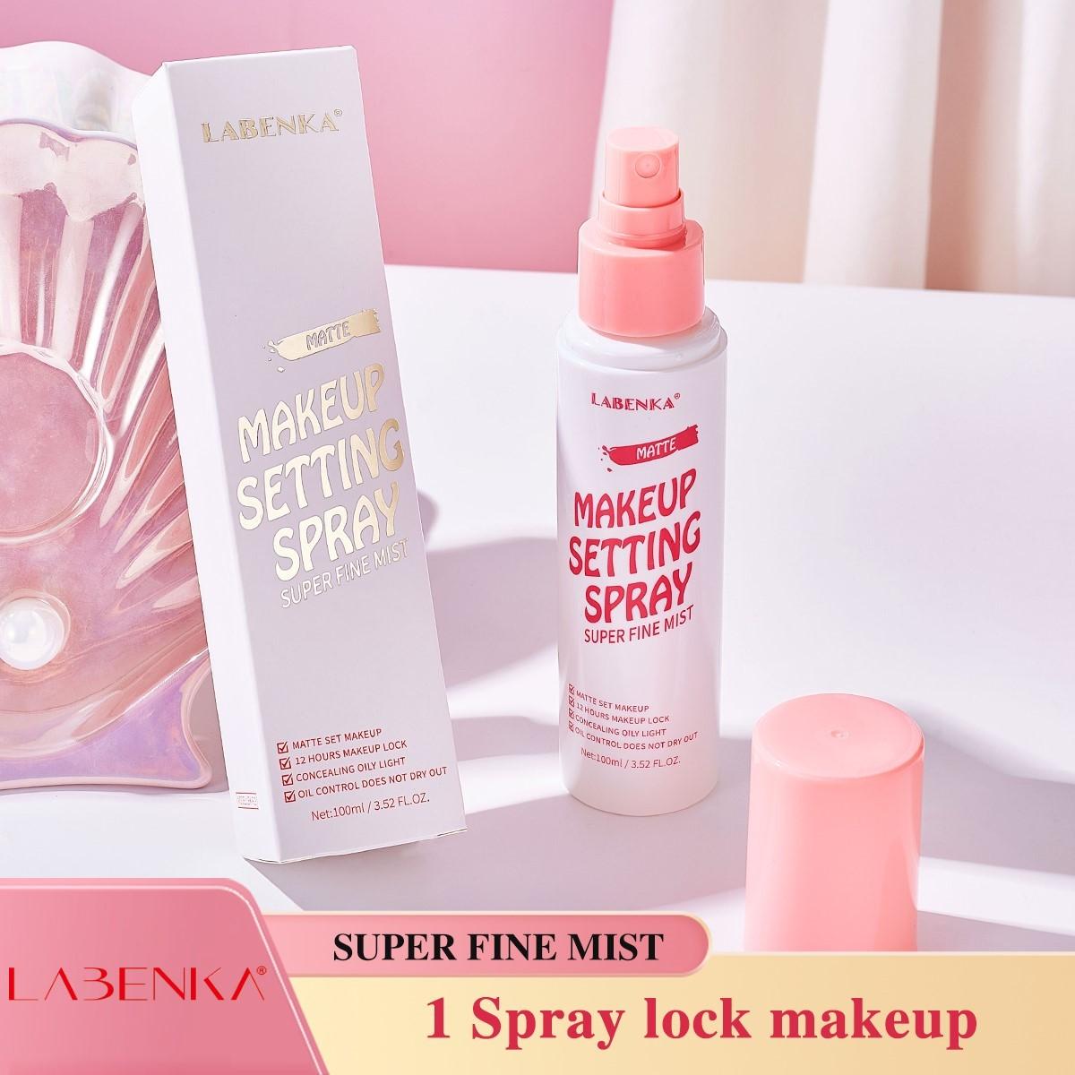 LABENKA | BPOM | Makeup Setting Spray Matte Finish Super Fine Mist 100ml - Fix Makeup Tahan Lama LBK-F03 LABENKA | BPOM | Makeup Setting Spray Matte Finish Super Fine Mist 100ml - Fix Makeup Tahan Lama LBK-F03