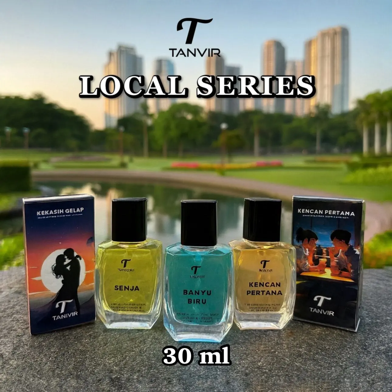 (PROMO LAUNCHING) TANVIR EDP 30 ML LOCAL SERIES PARFUM PREMIUM ELEGAN DENGAN KEARIFAN LOKAL