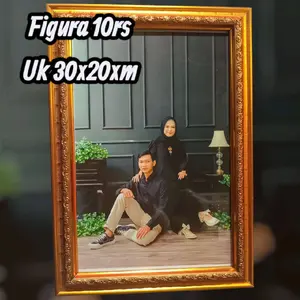 figura ukuran 10rs + Photo 30x20cm lis 3cm