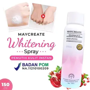 [ BISA COD READY MAYCREATE] maycreate whitening spray /mycreate spray / maycreate spray original / maycreate BPOM Mencerahkan Tubuh Arbutin