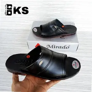 [COD]Sandal Asli Kulit Mirado Pria Dewasa Sendal Slide Mirado Asli Original Nyaman Dipakai | Kekinian
