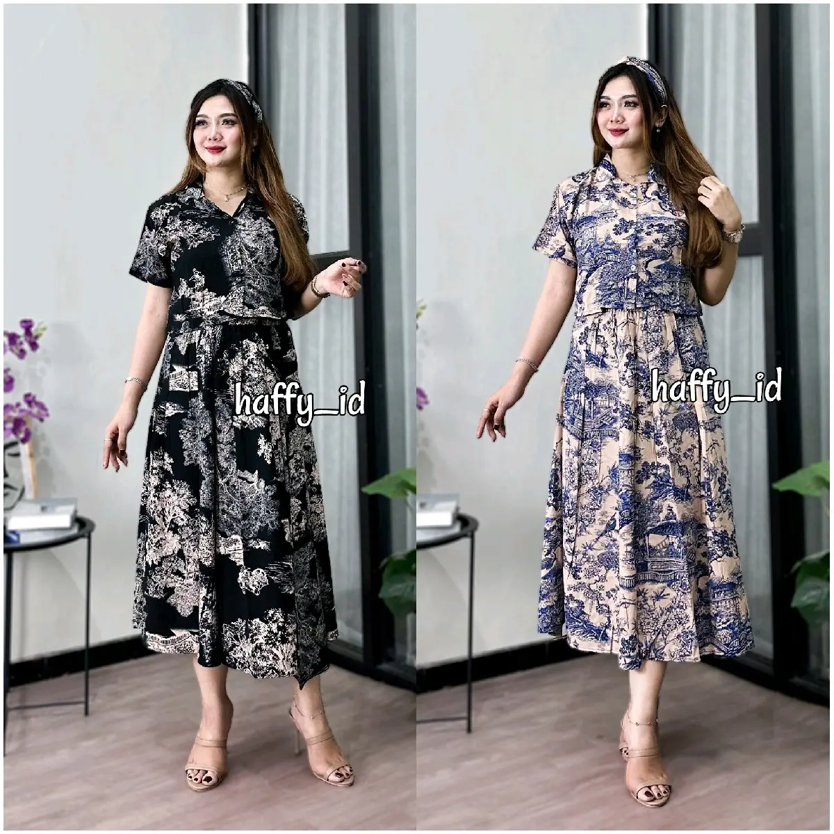 HAFFY - SET WANITA ATASAN CROP