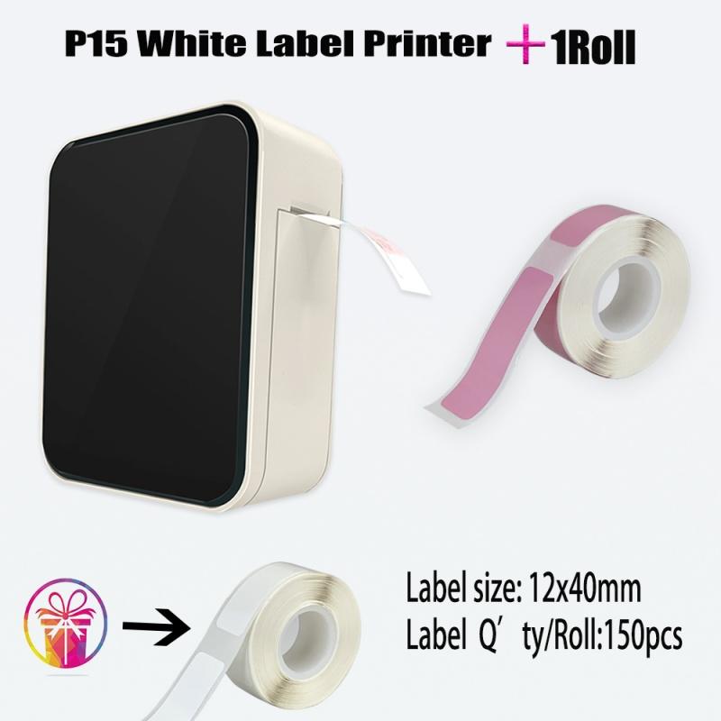 Máy In Nhãn Nhiệt, Marklife P15, Màu Xanh Lá Cây Và Trắng, Kích Thước Bỏ Túi, Nhãn Mini, Kết Nối Bluetooth Không Dây, Máy In Không Mực, Tương Thích Với Android Và iPhone 9