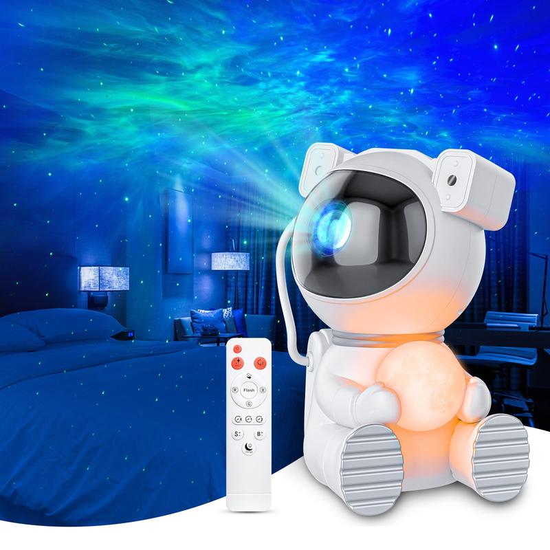 Astronaut Light Projector with Moon Lamp - Transform your bedroom with our  Galaxy Projector! This LED Nebula Night Light creates a mesmerizing  atmosphere for kids, room decor, parties, and makes an unforgettable