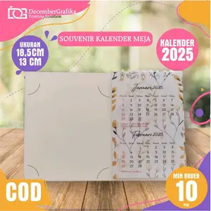 Souvenir /Undangan Kalender Meja Bingkai Besar