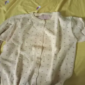 Sutinur Cardigan Motif Plokadot Atasan Anak perempuan
