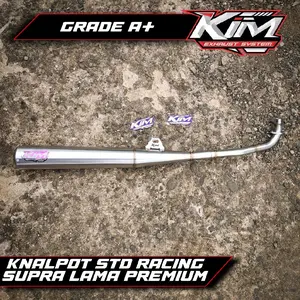 KNALPOT STANDAR RACING SUPRA X SUPRA FIT LAMA HONDA ASTREA GRADE A+ ORIGINAL KIM MUFFLER