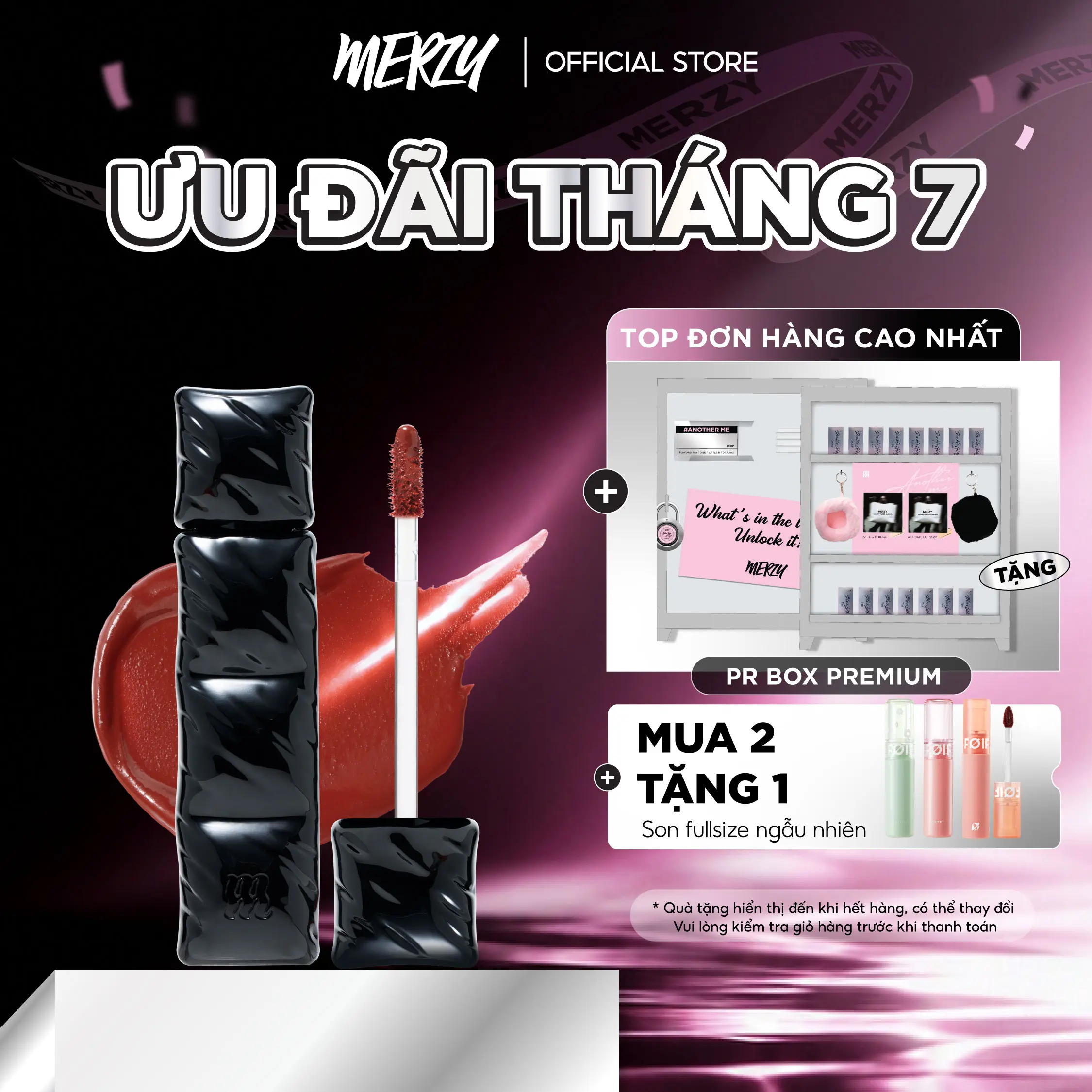 [V6 PUFFER] Son Kem Lì Trang Điểm Merzy The First Velvet Tint Cosmetic | Merzy Official Merzy Vietnam