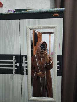 Product Review of Gamis Abaya rompi cringkle airflow by dereza style Dress Wanita Muslim Arab Variasi Crinkle from b**a b**u 2