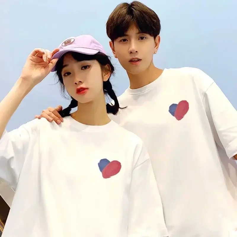 Kaos Tshirt Couple TELAPAK Baju Pasangan Cewek Cowok Dewasa Pacaran Lucu Keren Simple Bahan katun lembut Trend Terbaru Viral 1